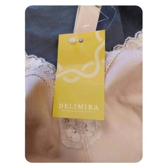 Delimira Soft Cotton Beige Brassiere Size  48E - Picture 9 of 9
